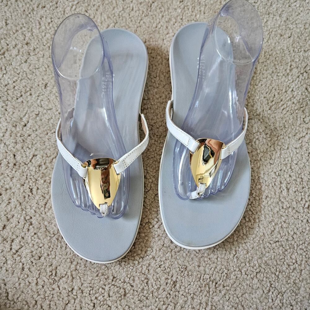 Vionic Raysa Women's Toe Post Supportive Sandal White 11